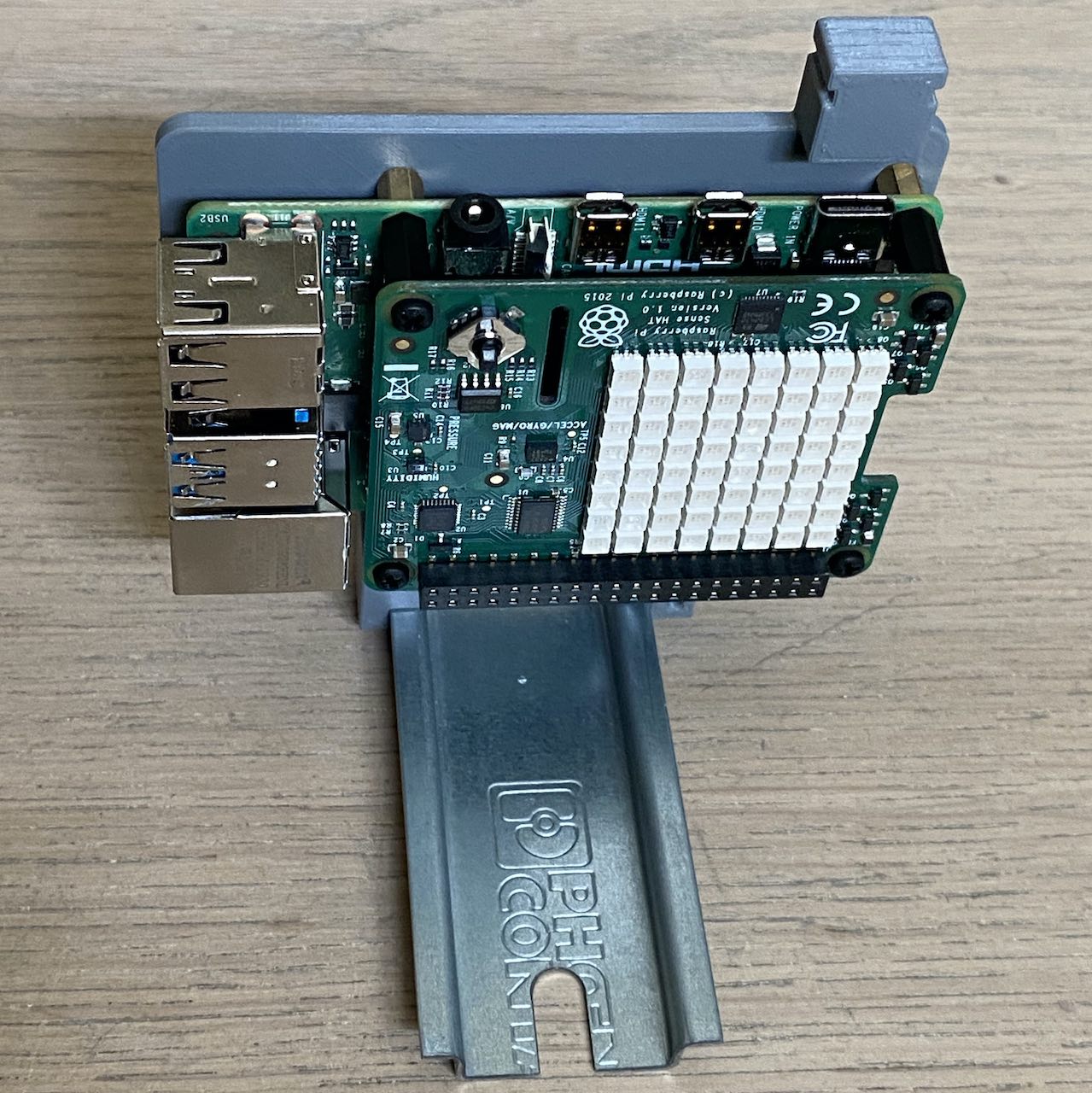 RPI 4 mounted