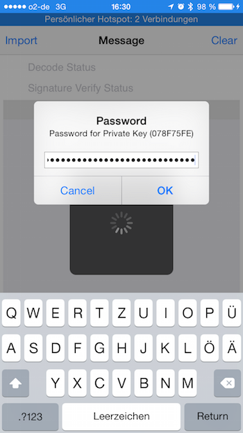 Import Keys